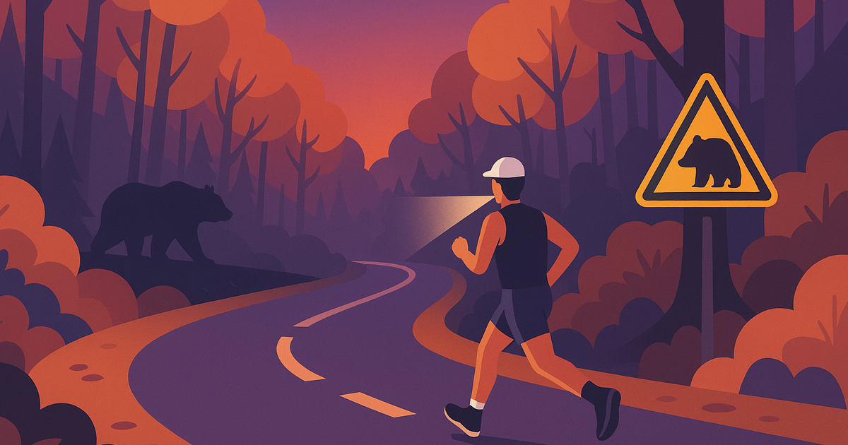 熊対策ランニング：チェックリスト＋ルート別テンプレ（A3横）