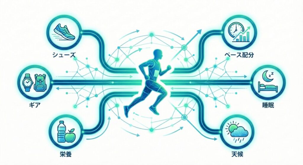 なぜマラソンにマージナルゲインが効くのか?マラソンの多面的な改善要素