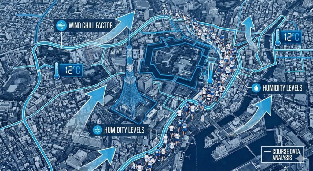 東京マラソンのコース特性と環境の影響