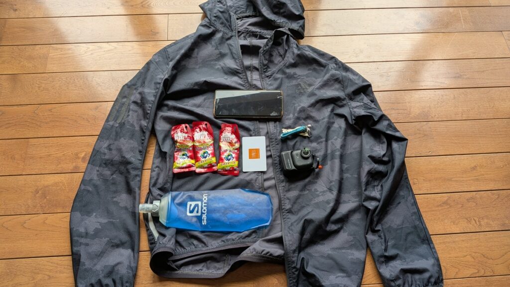 収納力テストに使用したアイテム。総重量1kg超え