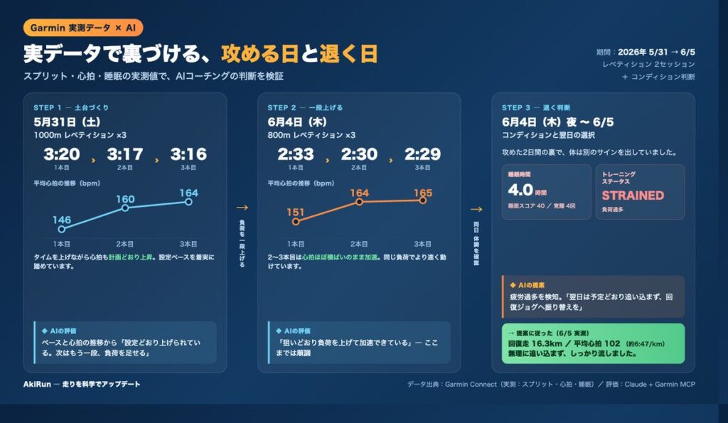 ガーミンMCPの実施例