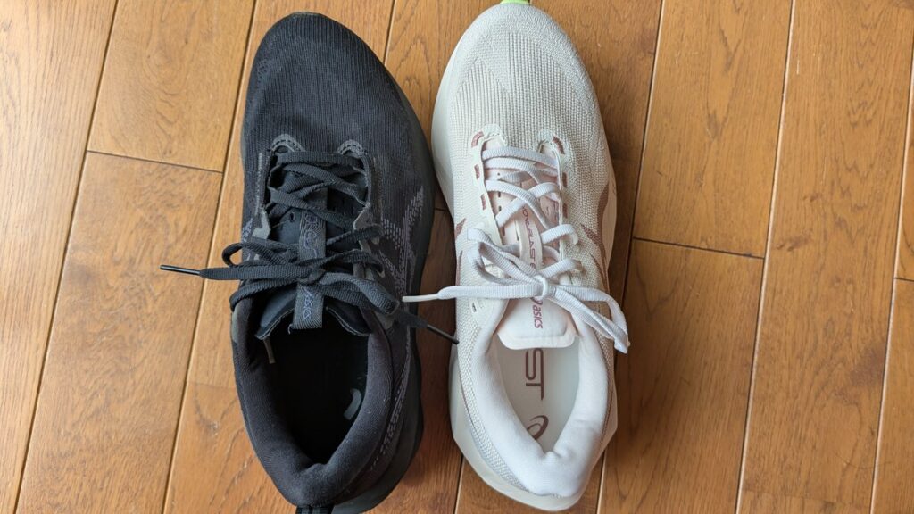 ノヴァブラスト5と6を並べた比較写真